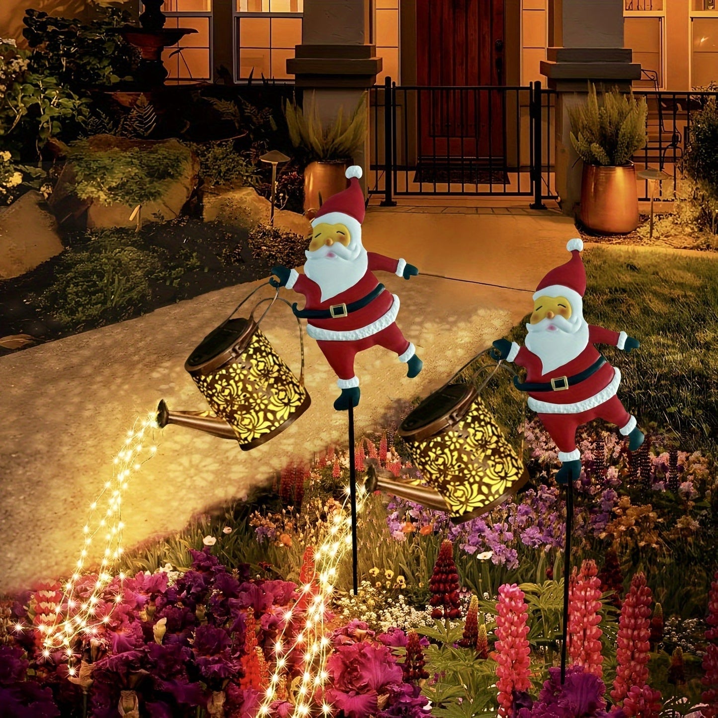 LumiFlow – Éclairage de jardin LED à énergie solaire Cascade
