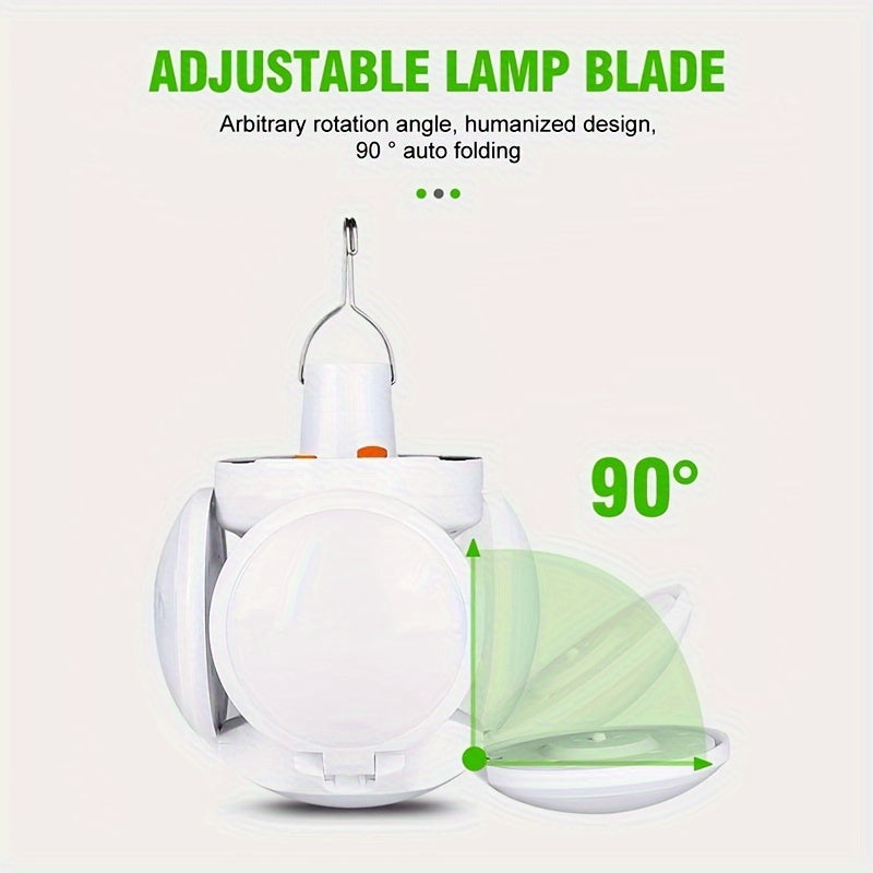 SolarFold Lampe - Lampe de camping LED rechargeable portable