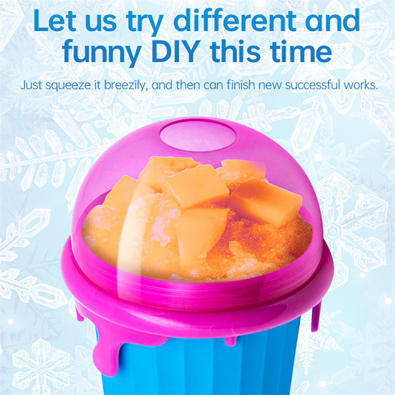 Tasse slushy grande de 500ml pour smoothies et glaces rapidement congelés