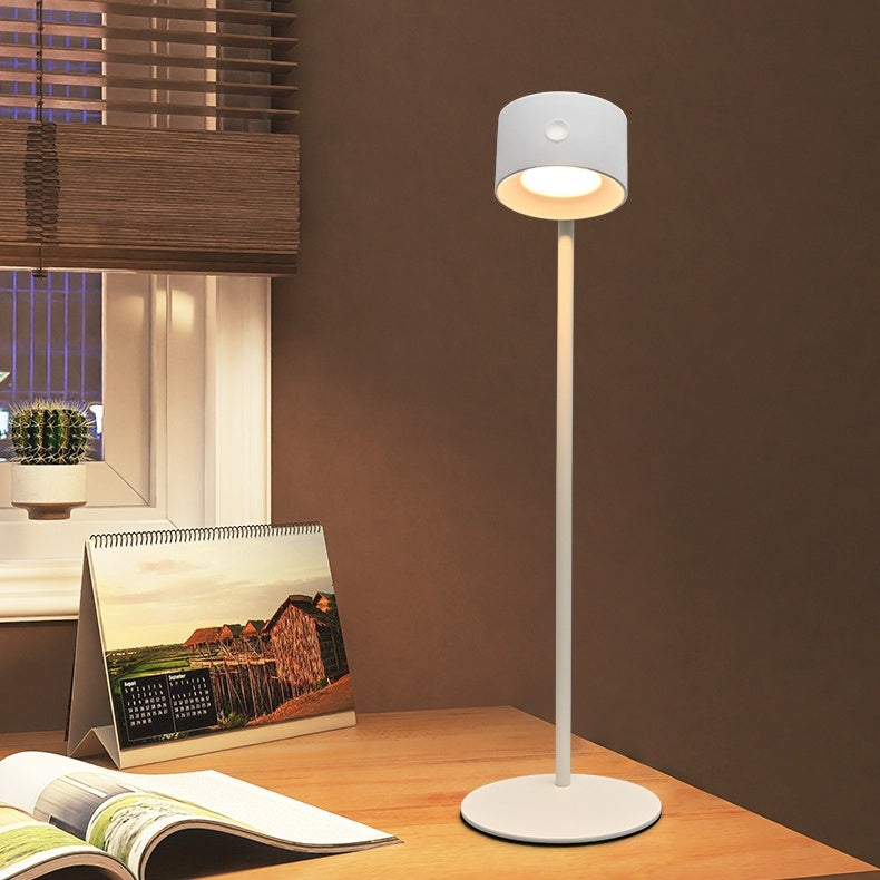 360 Rotation 2-en-1 Têtes doubles Lampe de table alimentée par batterie