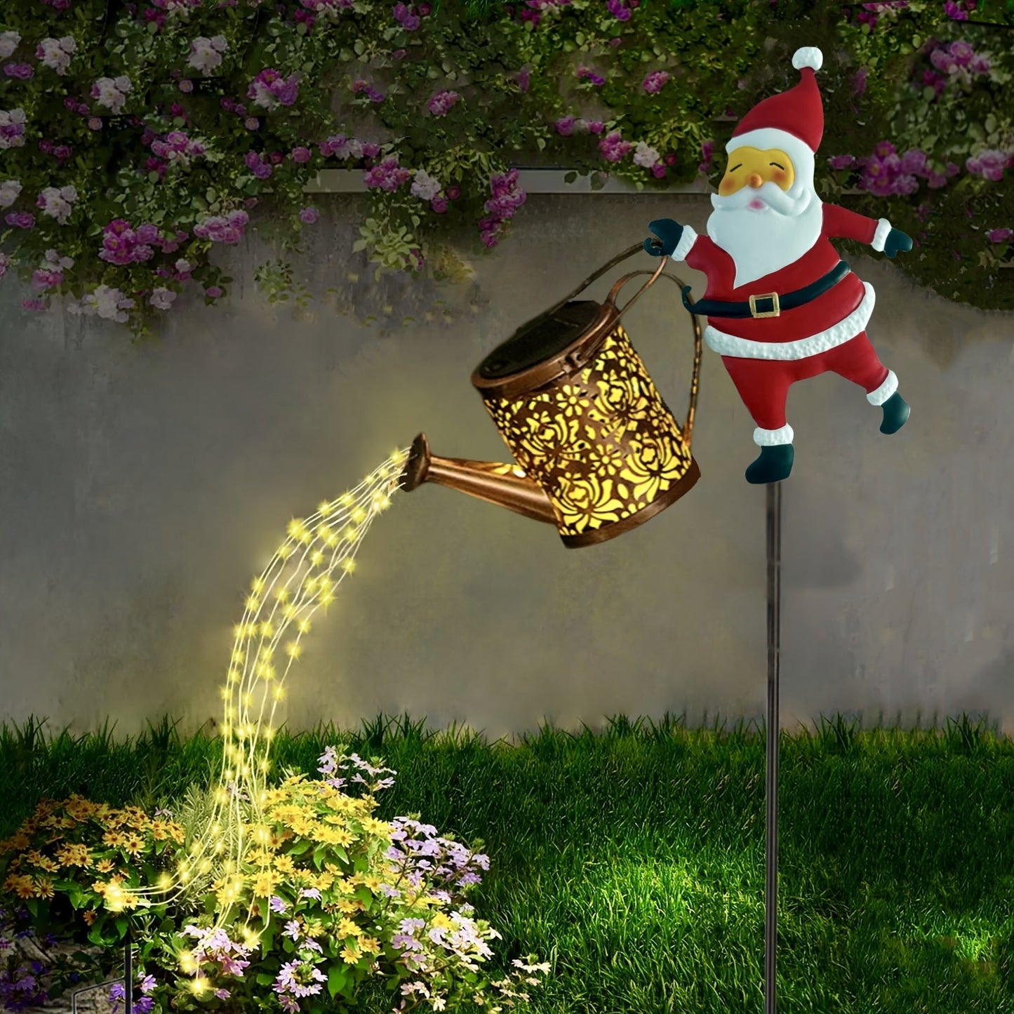 LumiFlow – Éclairage de jardin LED à énergie solaire Cascade