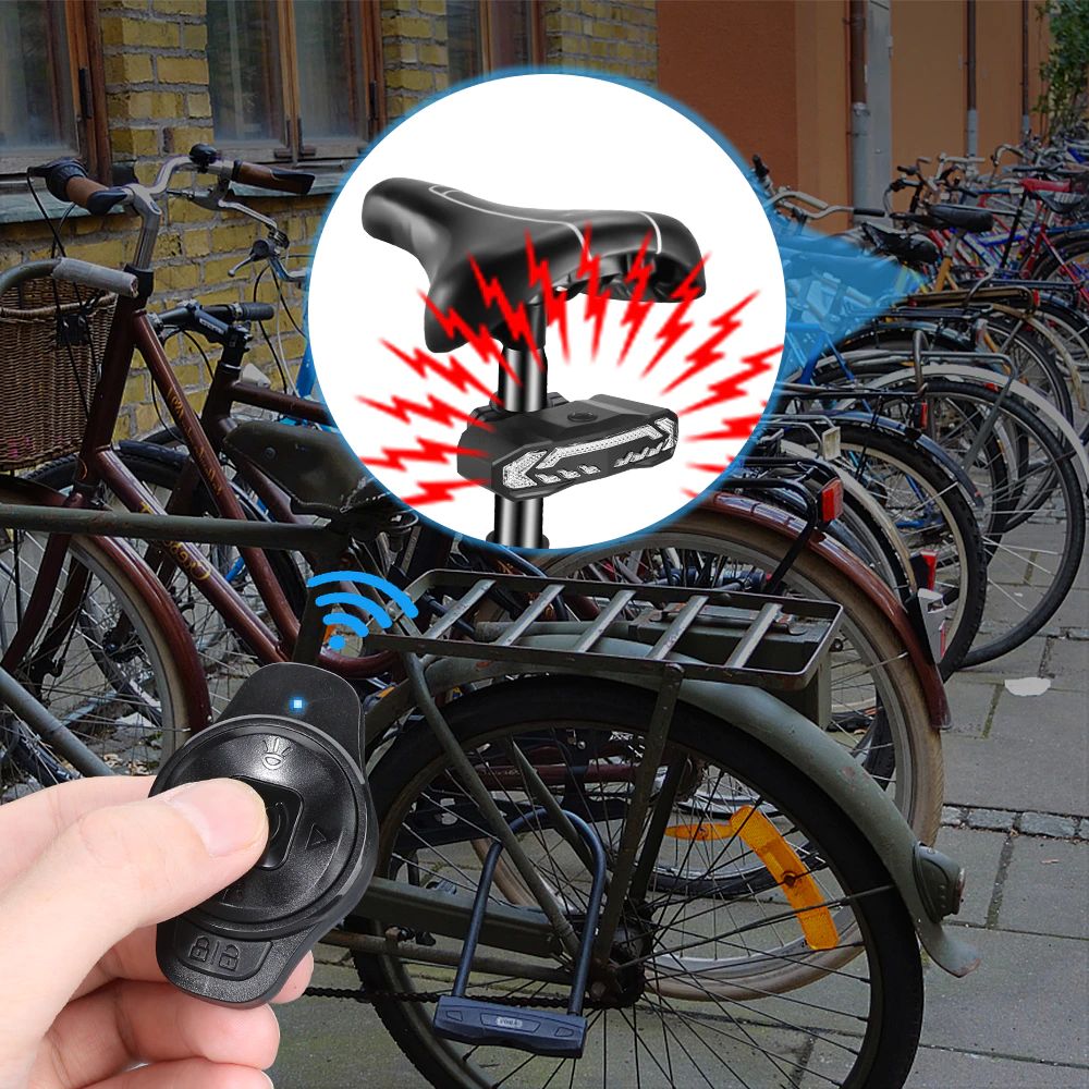 BikeSafe PRO | Alarme de vélo sans fil & feu arrière 2 en 1
