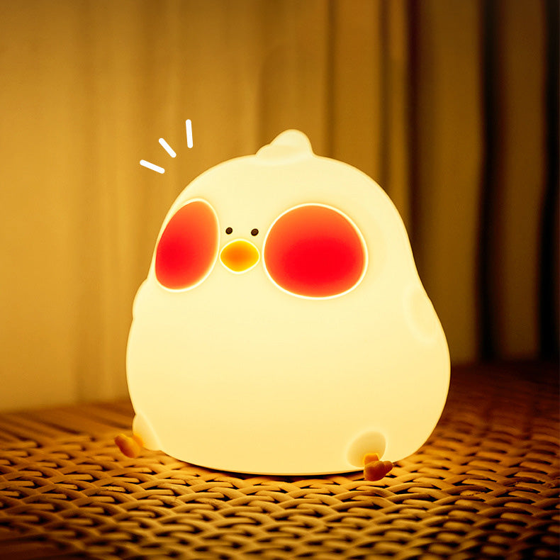 Clever Silicone Cuckoo Hen LED Night Light - Cadeau parfait pour les enfants et les filles