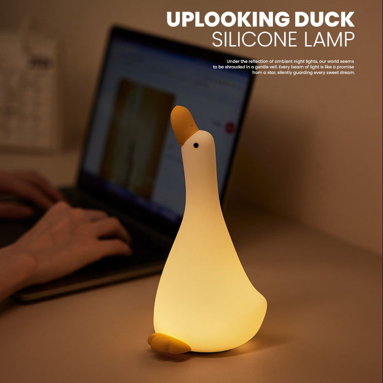 Lampe de nuit LED Goéland en silicone squishy - Cadeau parfait pour les enfants et les filles