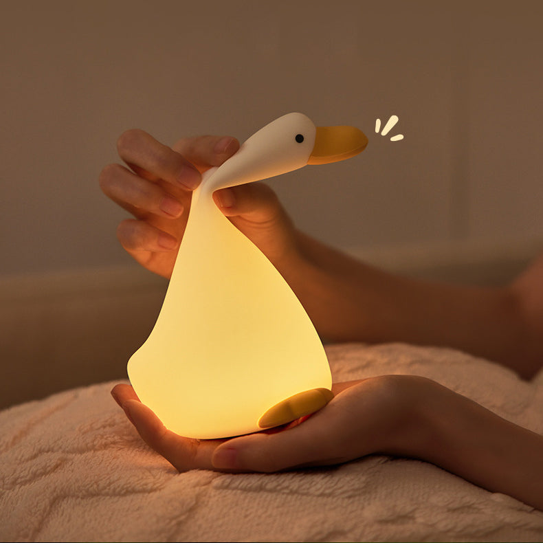 Lampe de nuit LED Goéland en silicone squishy - Cadeau parfait pour les enfants et les filles