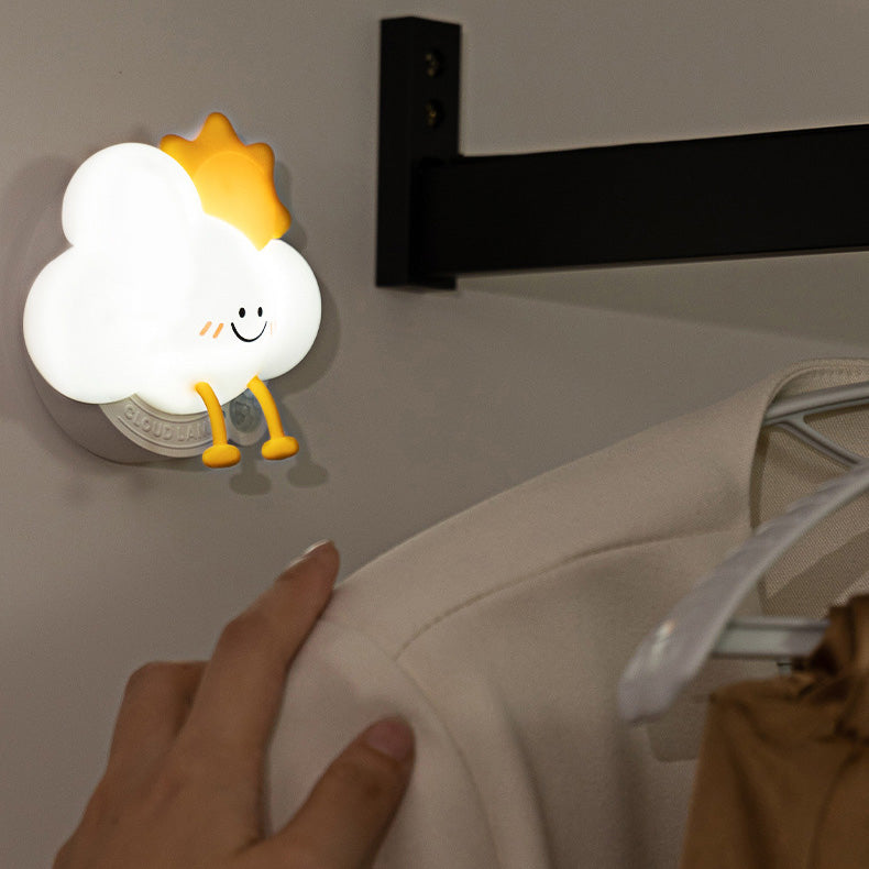 Lampe de nuit LED nuage royal en silicone squishy - Cadeau parfait pour les enfants et les filles