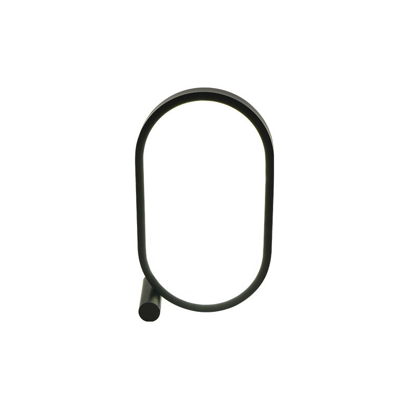 Lampe de chevet LED tactile ovale dimmable