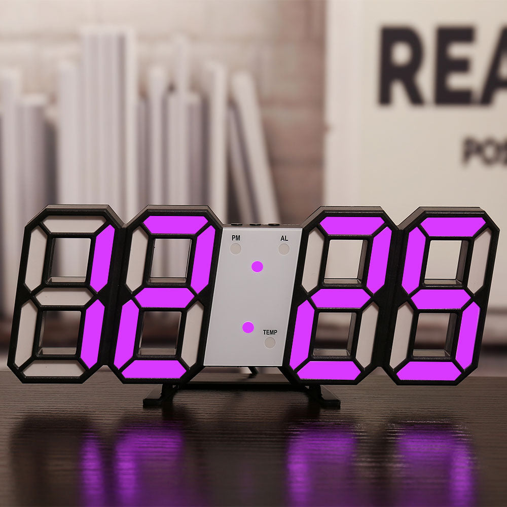 DomoClock – Horloge mural numérique moderne pour votre intérieur