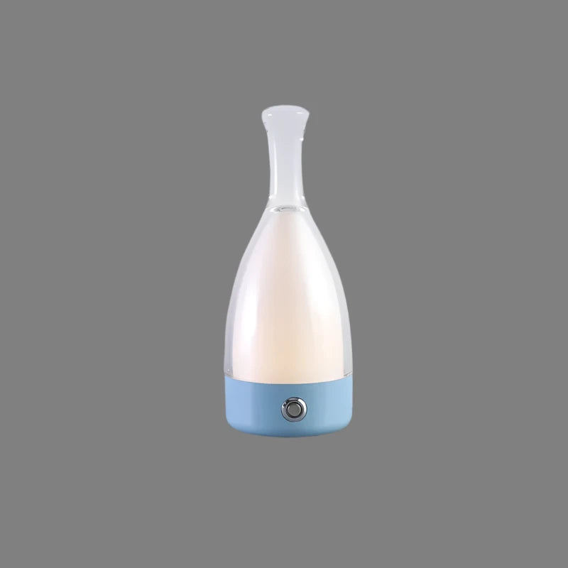 Floroux Decorative Rechargeable Night Lamp | Wine Bottle Design | Ambient LED Lighting | Wireless