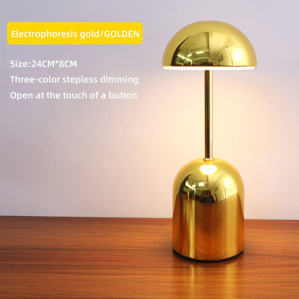 Lampe de Table en Métal Dimable | Éclairage Ambiance et Fonctionnel