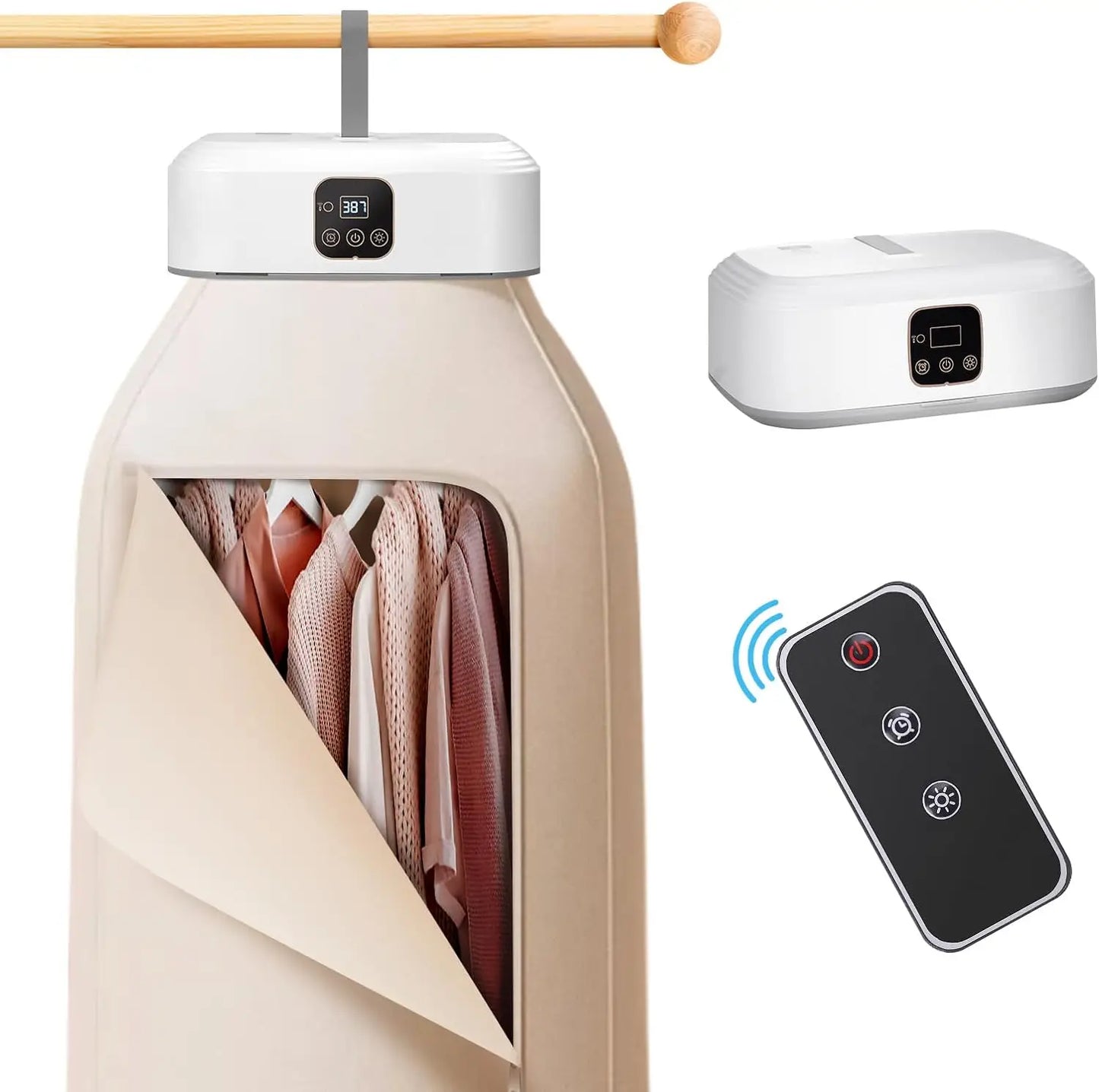 AnywhereDryer - Adaptateur de vêtements compact et portable