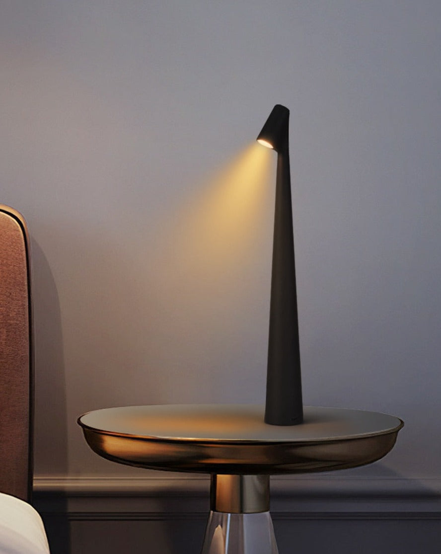 LumiMaître - Lampe de Table LED Rechargeable | Design Moderne et Fonctionnel | Éclairage Ambiant Durable