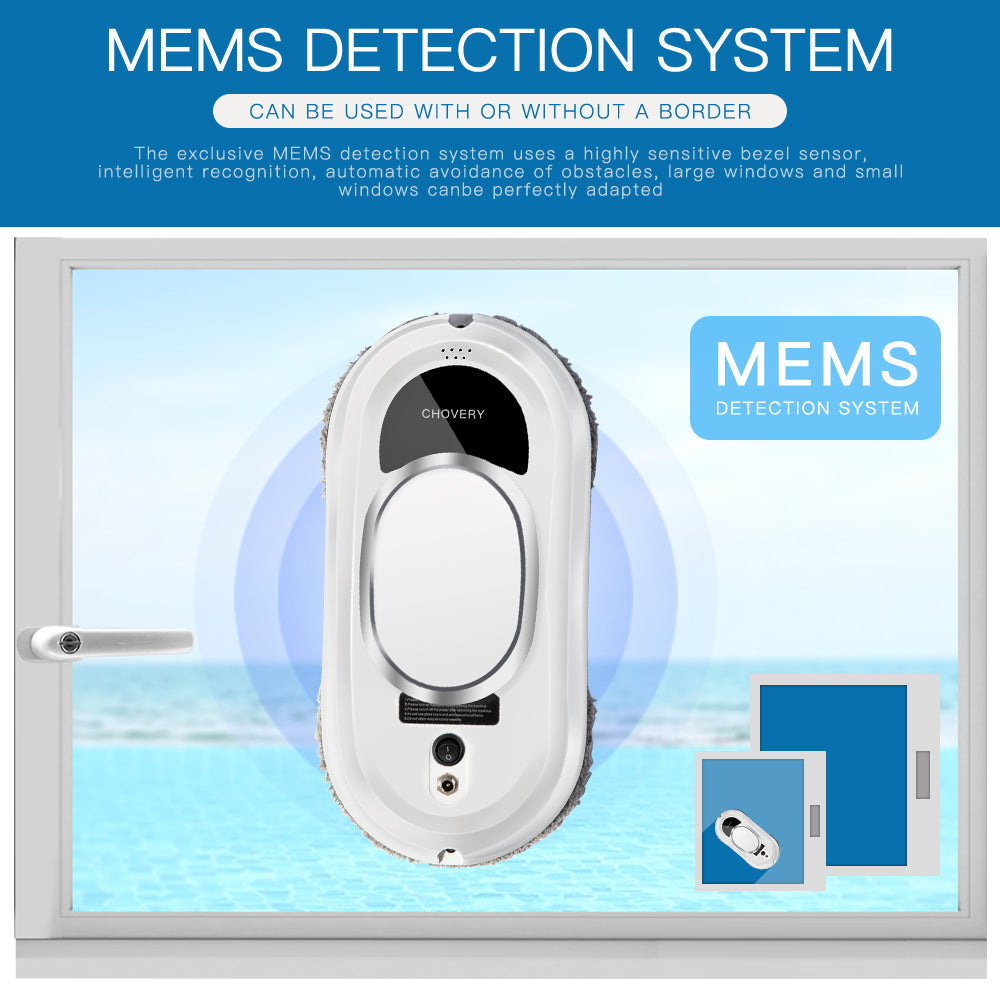 CleanBot - Robot de nettoyage de fenêtres intelligent avec télécommande