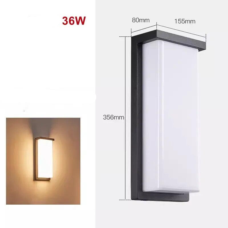 Floroux | Applique murale extérieure LED élégante avec une touche moderne