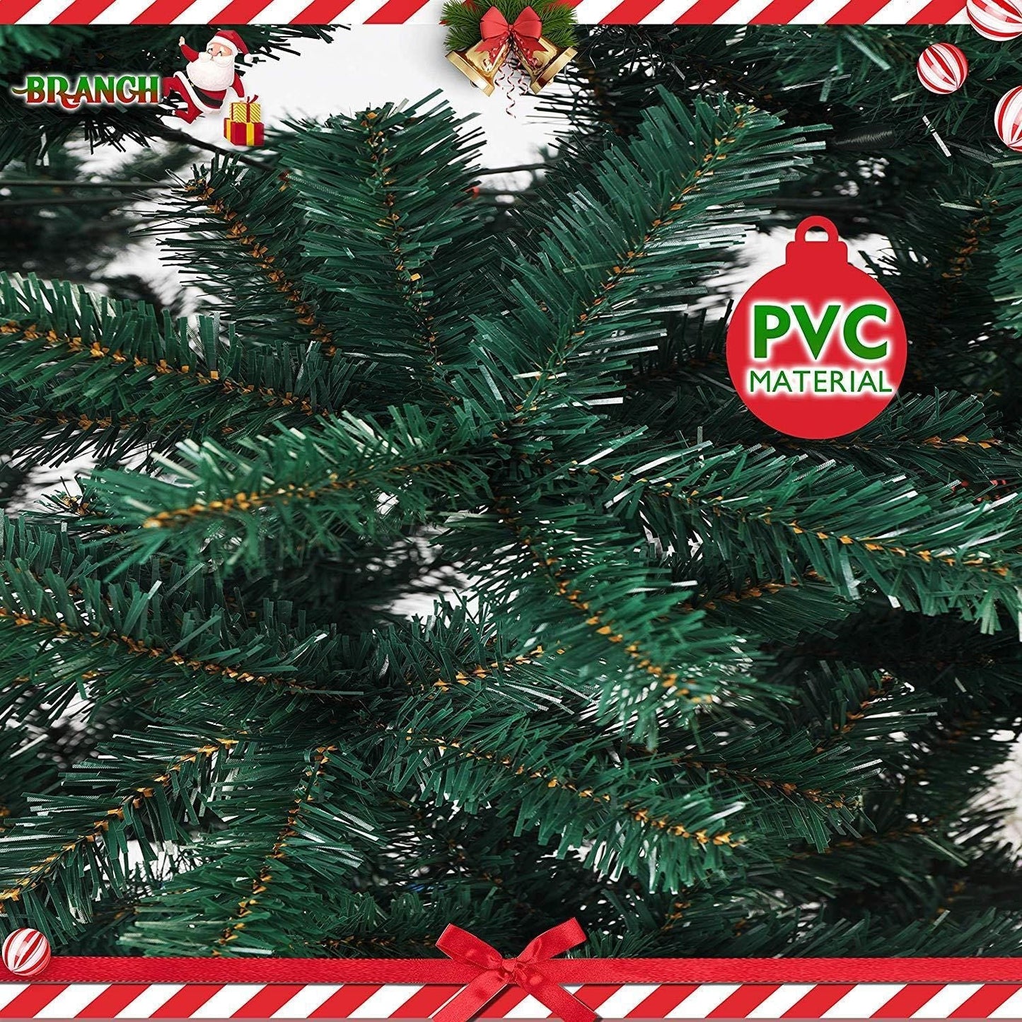 5,5 pieds arbre de Noël artificiel inversé avec support en métal robuste - Décoration de vacances unique pour la maison et le bureau 2024