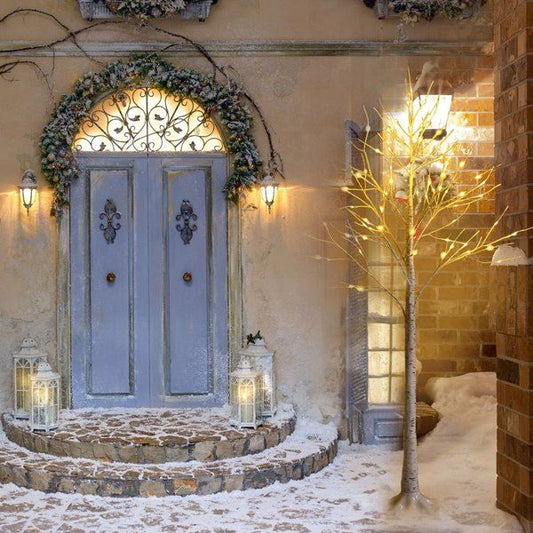 Arbre de bouleau lumineux Arbre en branches de bouleau blanc artificiel avec 8 modes d'éclairage blanc chaud pour décoration de maison de mariage, fête, Noël, festival.