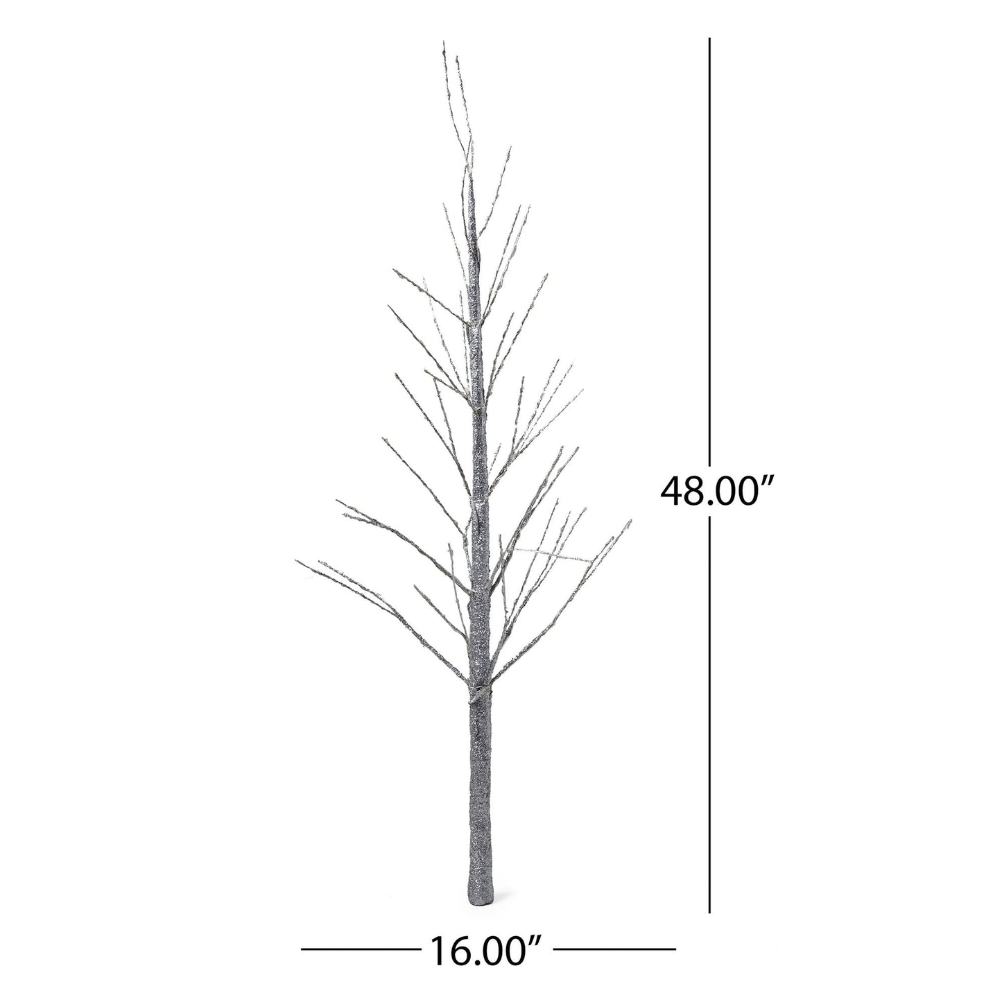 Arbre en papier en branches LED multicolores de 4 pieds pour une décoration de vacances écologique 2024