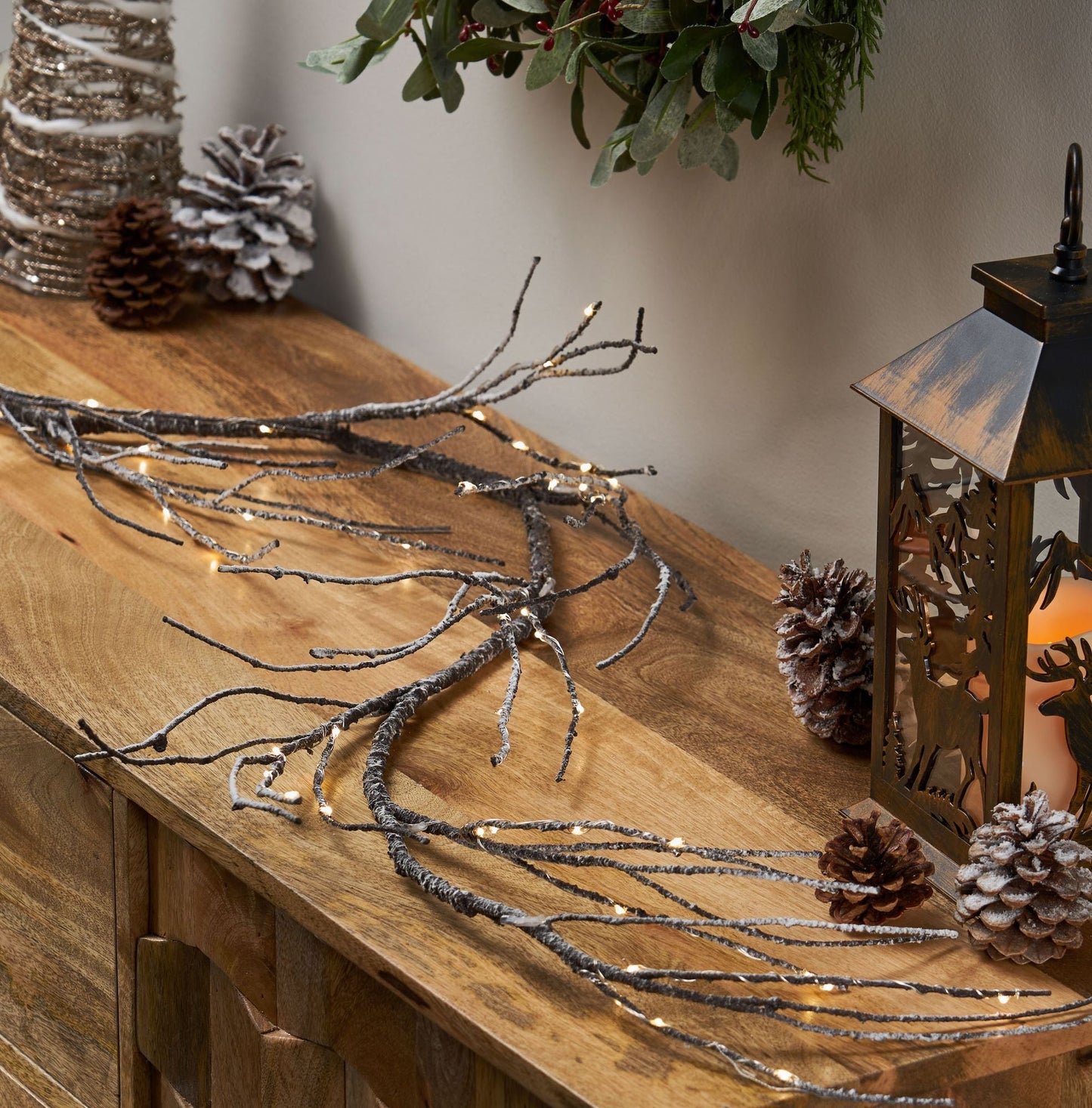 6FT LED Guirlande en Papier – Décor Festif Écologique avec Minuteur Intégré, Utilisation Intérieure, Noël 2024