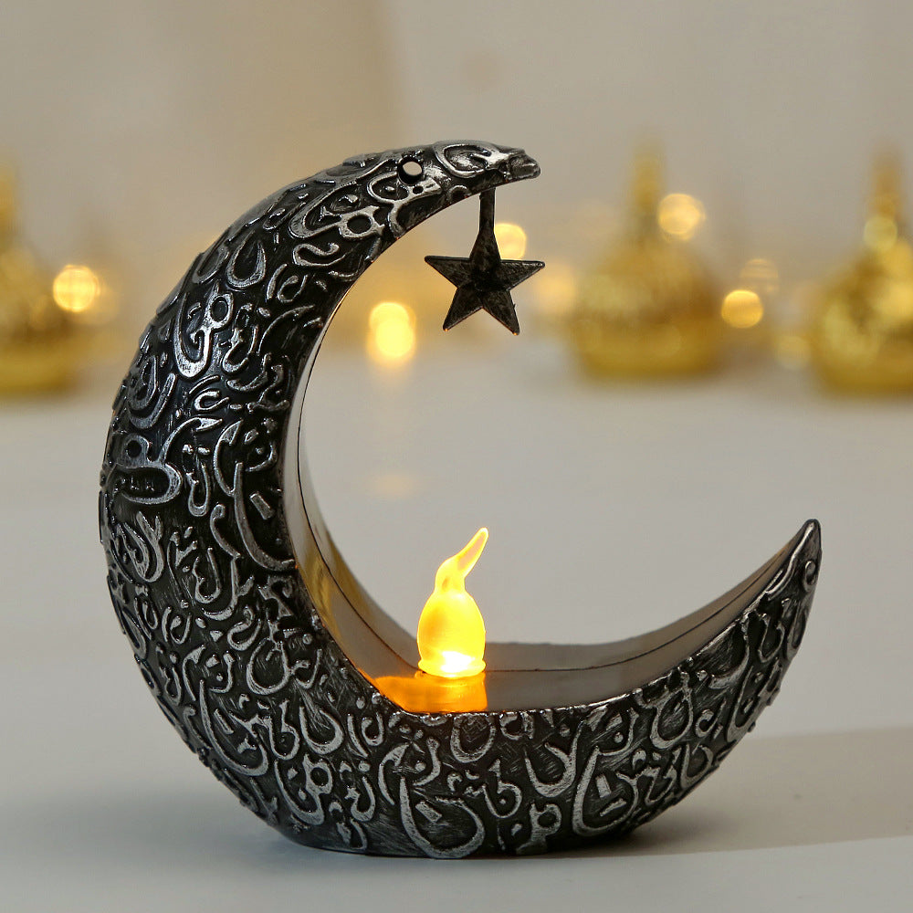 Floroux - Charmante bougie arabe lampe lune