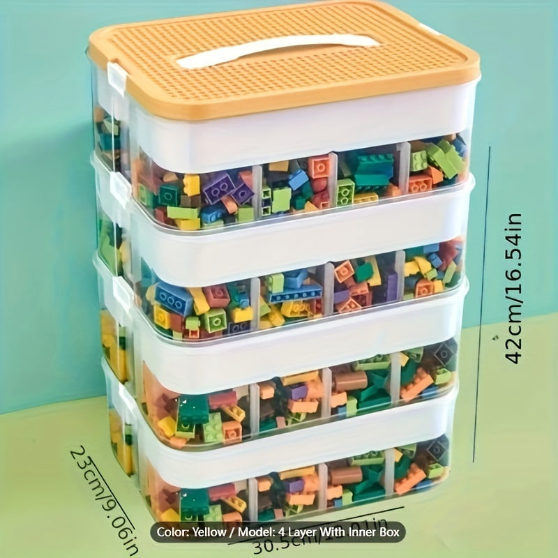 Floroux - Organisateur empilable pour jouets et petites pièces