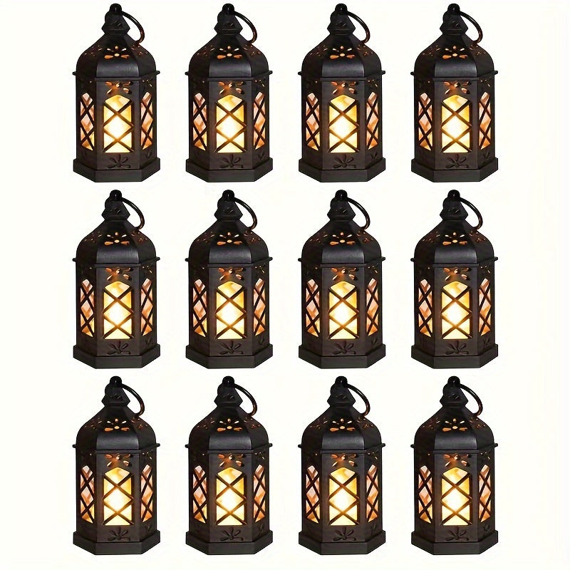 LuxeGlow Lanternes – Ensemble LED Rustique pour Éclairage de Fête