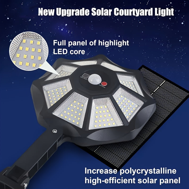SolarGlow Pro – Lampe de rue LED avec capteur de mouvement