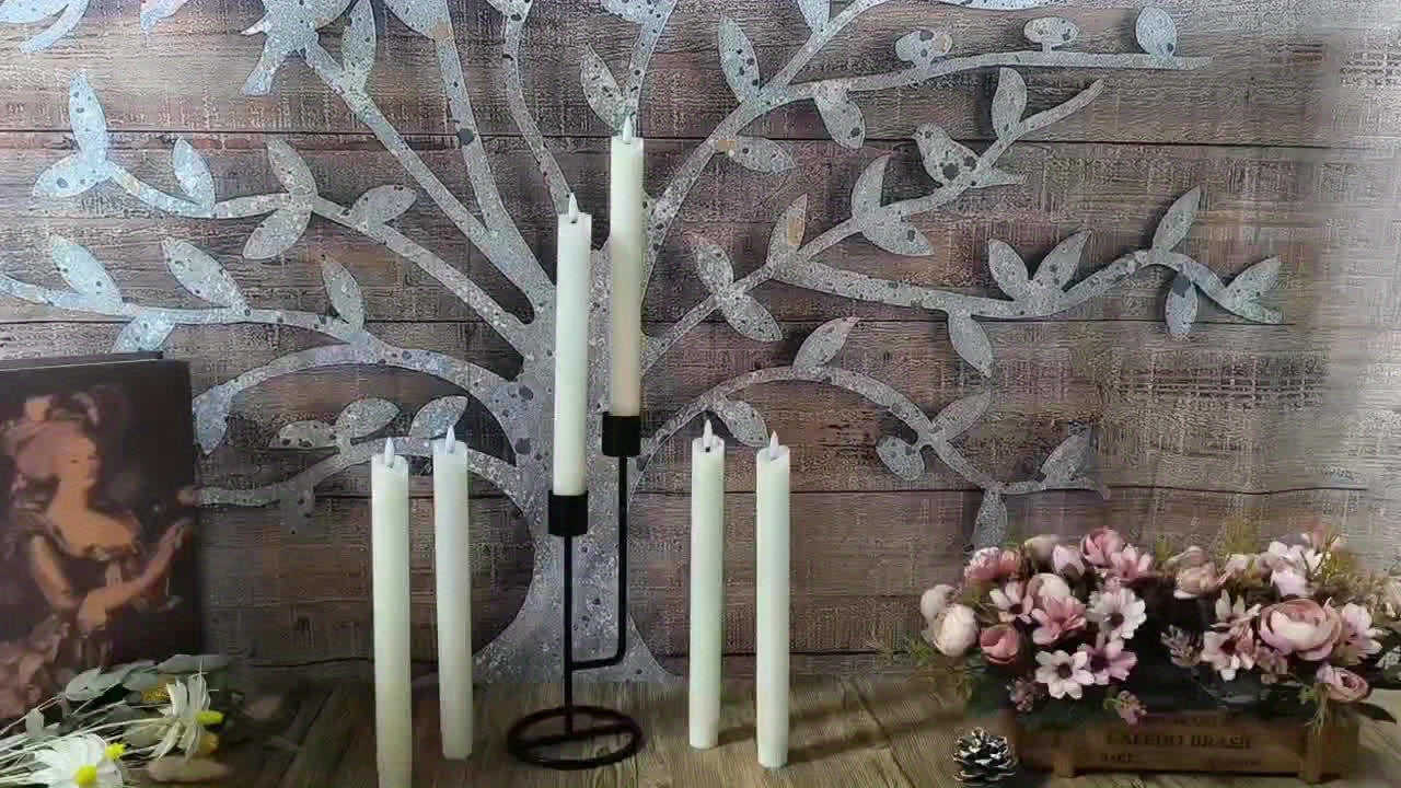 Eebuss Bougies Kegel sans Flamme – Effet LED Réaliste