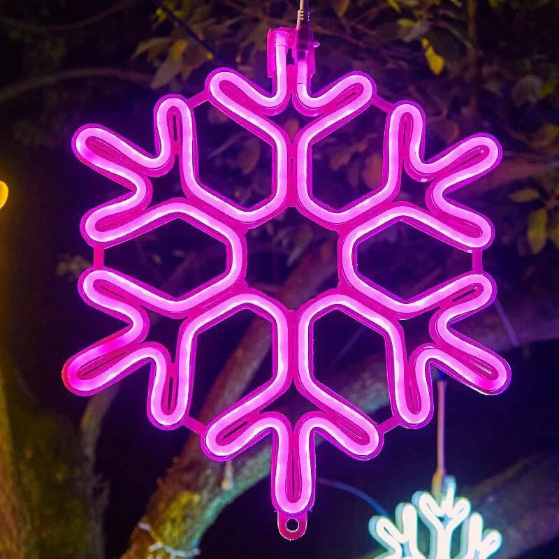 SterrenLicht - Éclairage magique à LED flocons de neige pour fêtes
