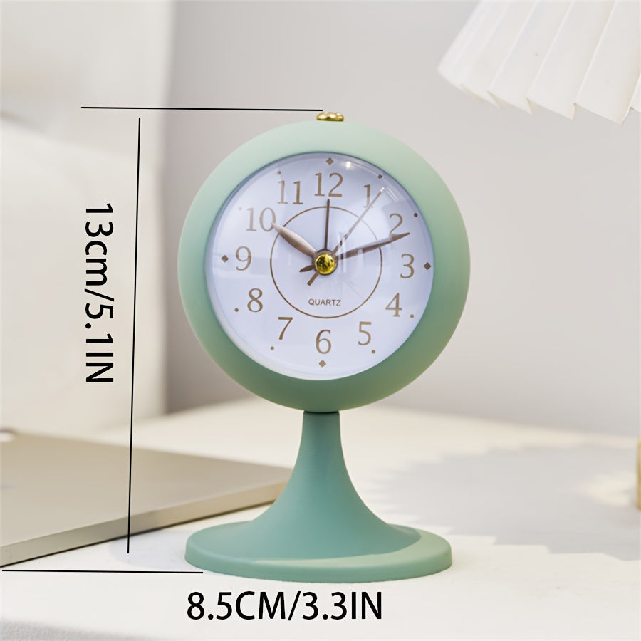 CartoonGlow Horloge - Luxe Réveil LED avec Accents Dorés