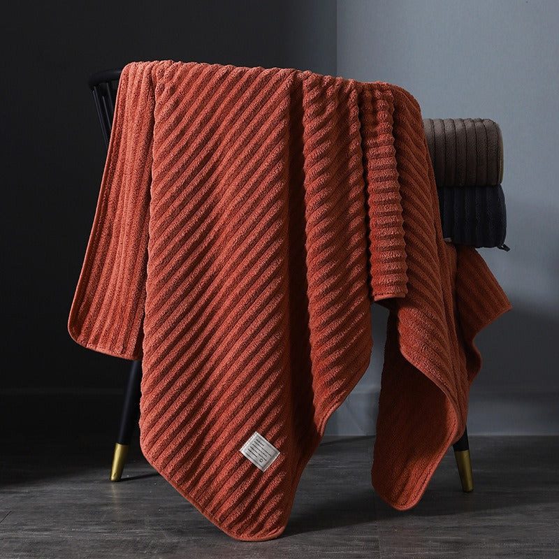 Thise™ Serviette en Fleece Corail Japonaise Set
