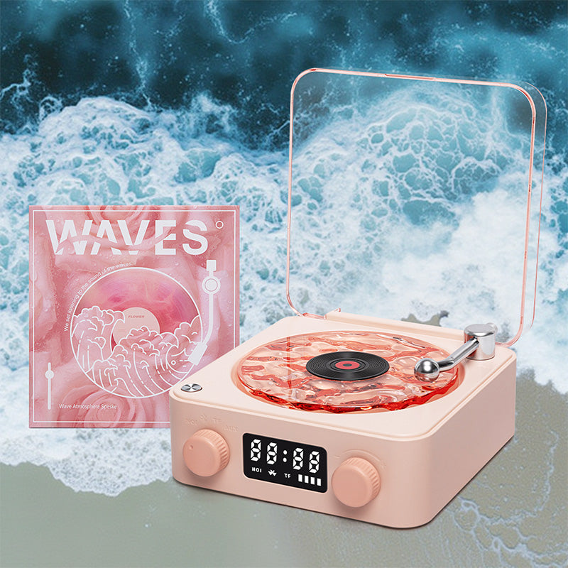 Waves Retro Lecteur de Vinyle Bluetooth