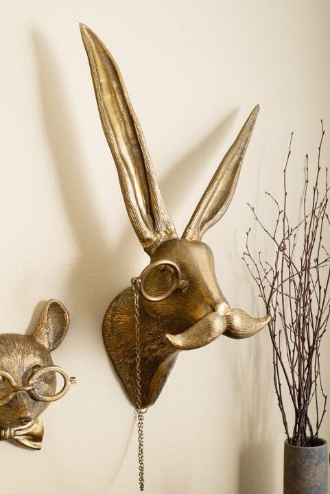 Animal Head Wall Decoration Floroux | Handmade | Unique Home Decor | Nature-Inspired Appearance