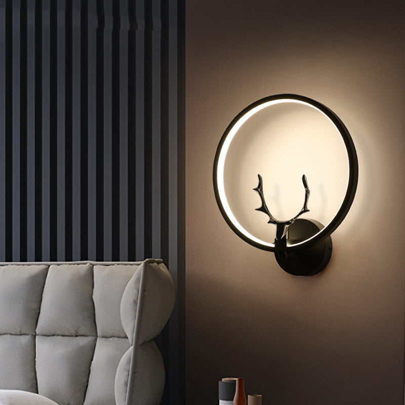 Antler Tête de cerf Applique murale