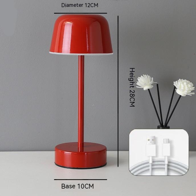 Floroux - Lampe de table sans fil rechargeable nordique