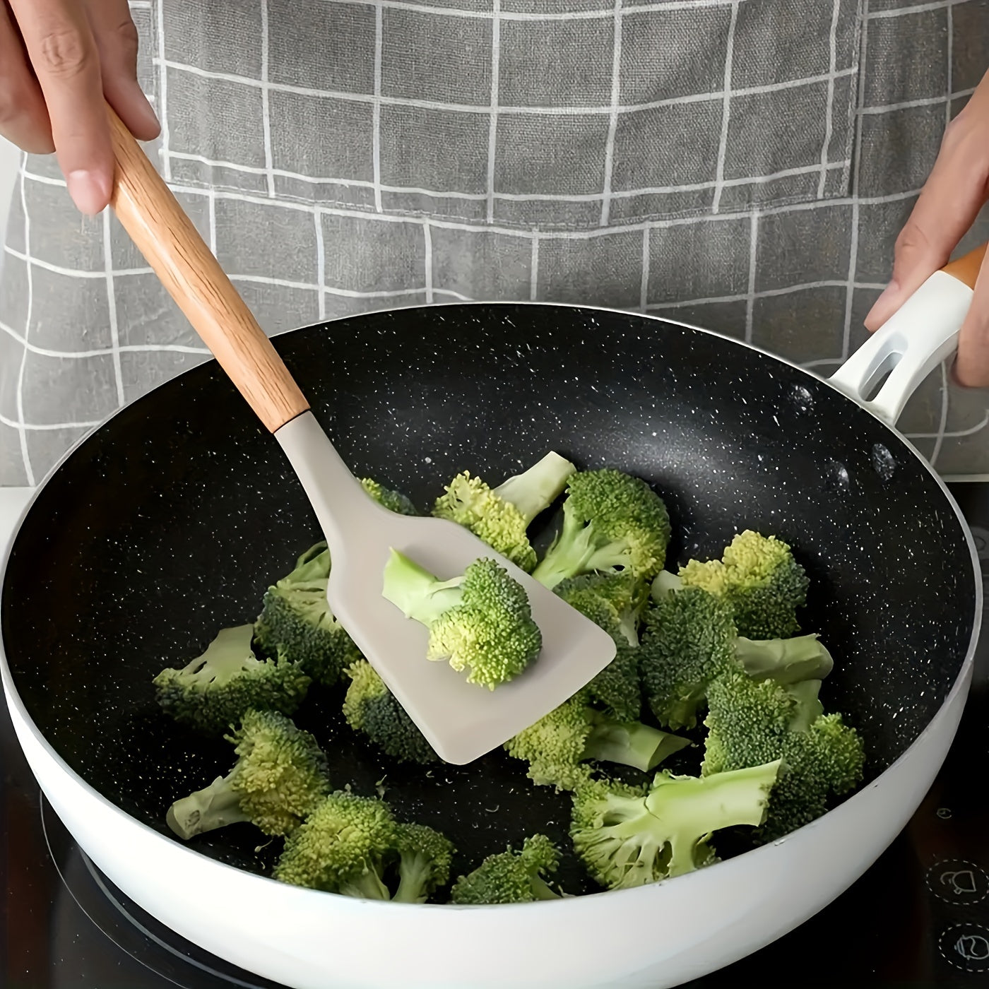 Canaya - Ensemble d'ustensiles de cuisine en silicone de luxe (12 pièces)