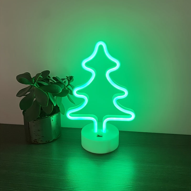 FestiveGlow - Éclairage de sapin de Noël LED néon