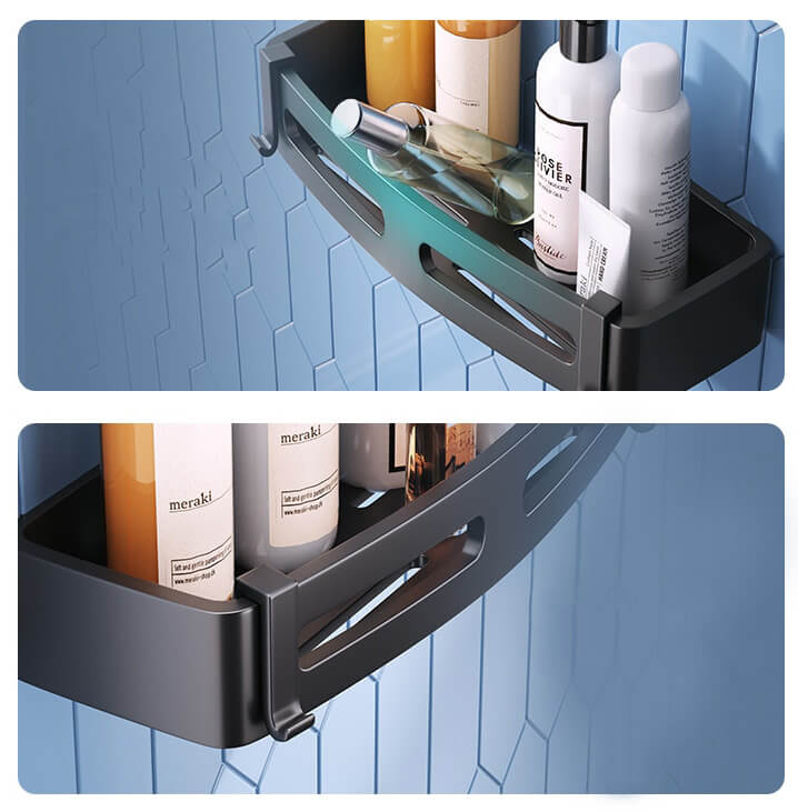 Stylish SilverCaddy - Organisateur de Salle de Bain Parfait pour Tous vos Besoins