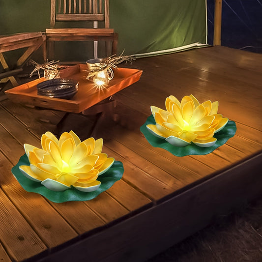 SolarLily – Lanternes solaires LED Lotus élégantes