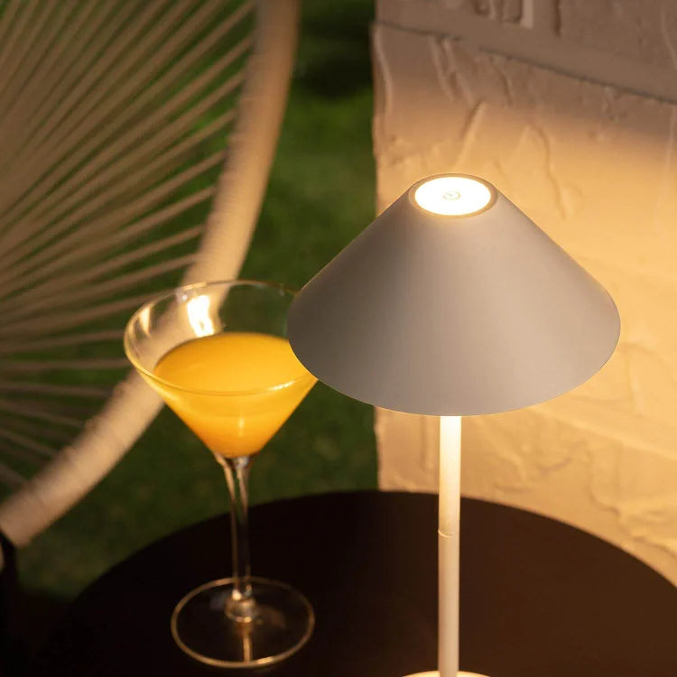 Lampe de table sans fil étanche – Éclairage d'extérieur élégant