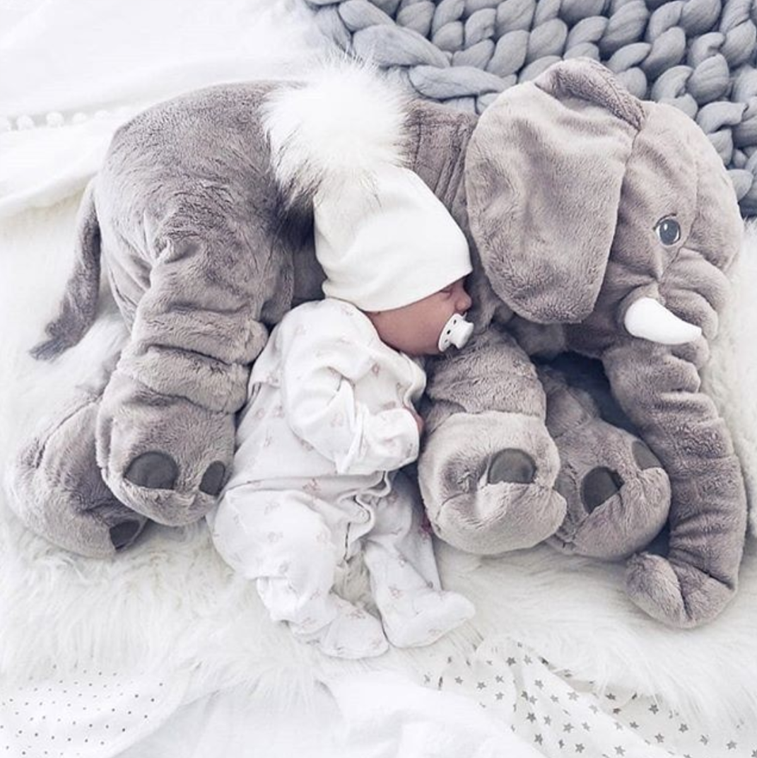 Cuddlephant - Peluche Éléphant à câliner pour Enfants
