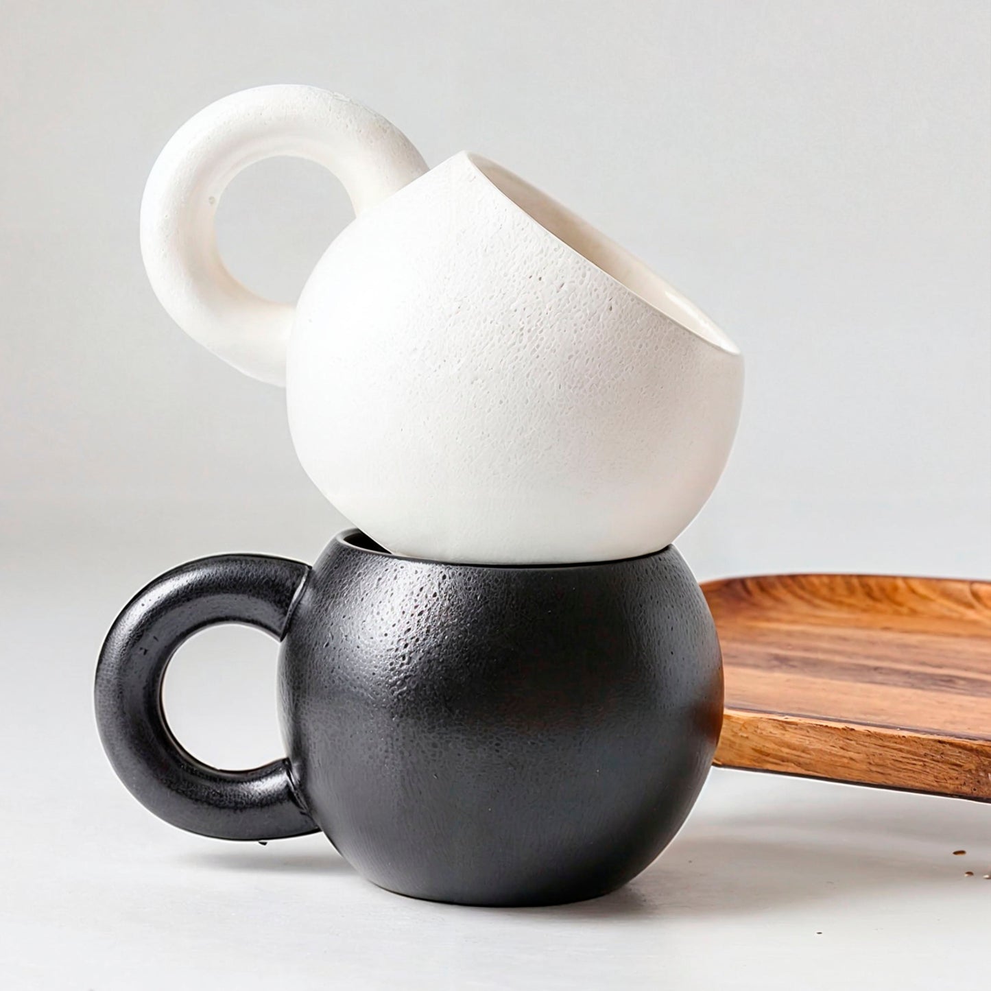 Stella Cup – Luxe Géométrique Tasse en Porcelaine