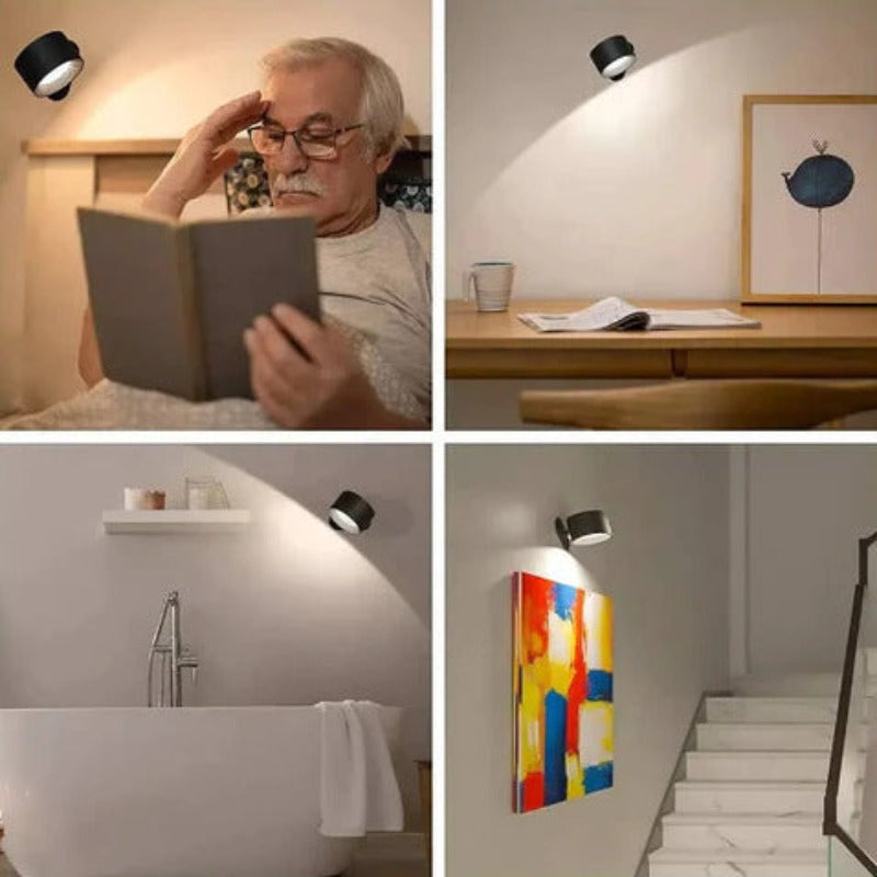Applique murale 360° - Applique murale rechargeable sans fil
