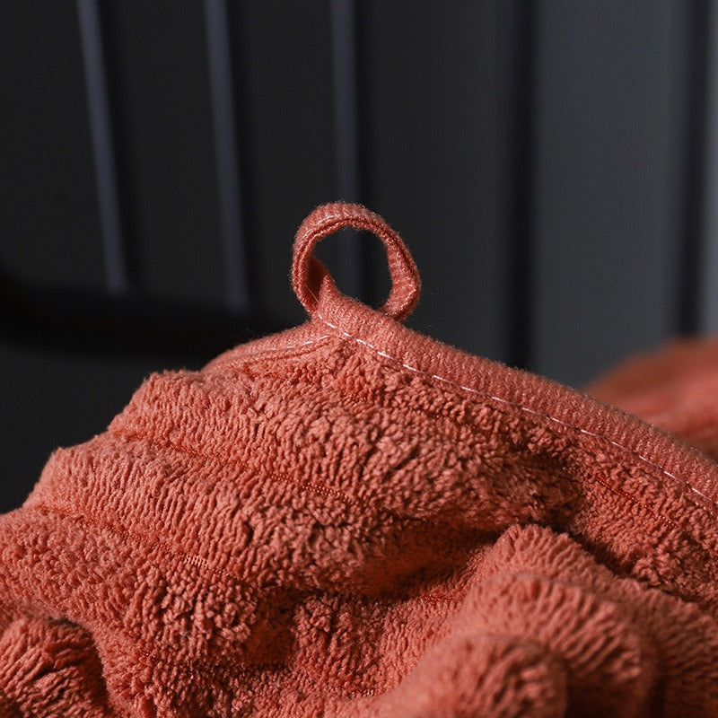 Thise™ Serviette en Fleece Corail Japonaise Set