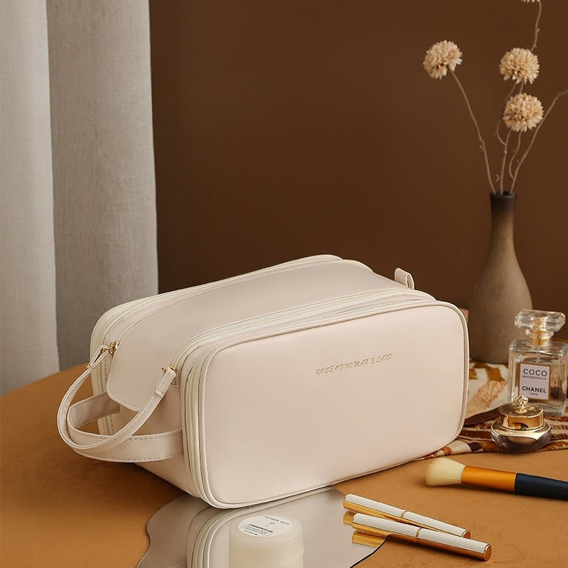 Baglia Cosmétique - Trousse de Maquillage Design à 3 Couches avec Fermeture Éclair Double et Grande Capacité