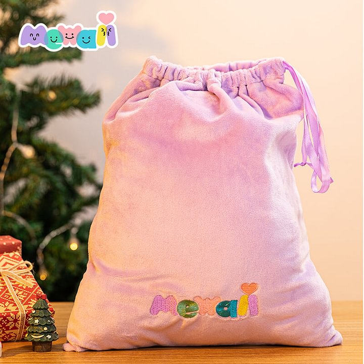 Sacs à cadeaux en velours Sacs anti-poussière pour animaux en peluche de cadeau Bonbons Fêtes de vacances