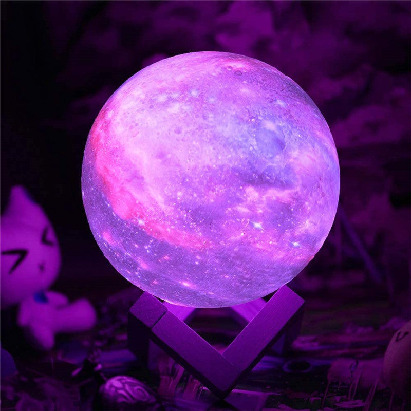 Floroux Dreamer - Magnifique lampe lunaire LED pour des nuits magiques
