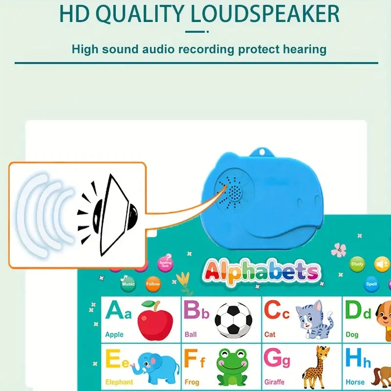 Affiche Murale ABC Parlant pour Tout-Petits - Apprendre en S'Amusant