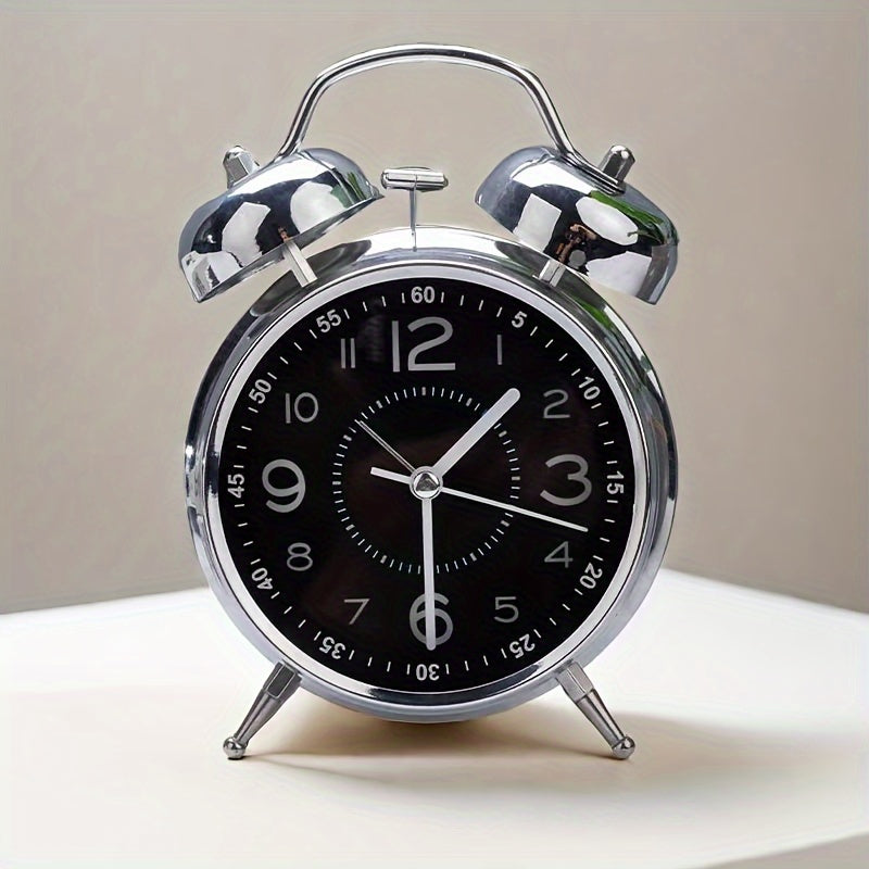 TimeBell - Réveil Rétro en Métal avec Cloche