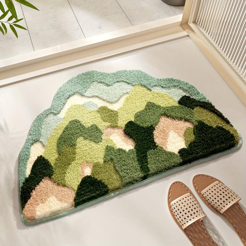 Floroux | Tapis de bain hautement absorbant pour un design de salle de bains élégant