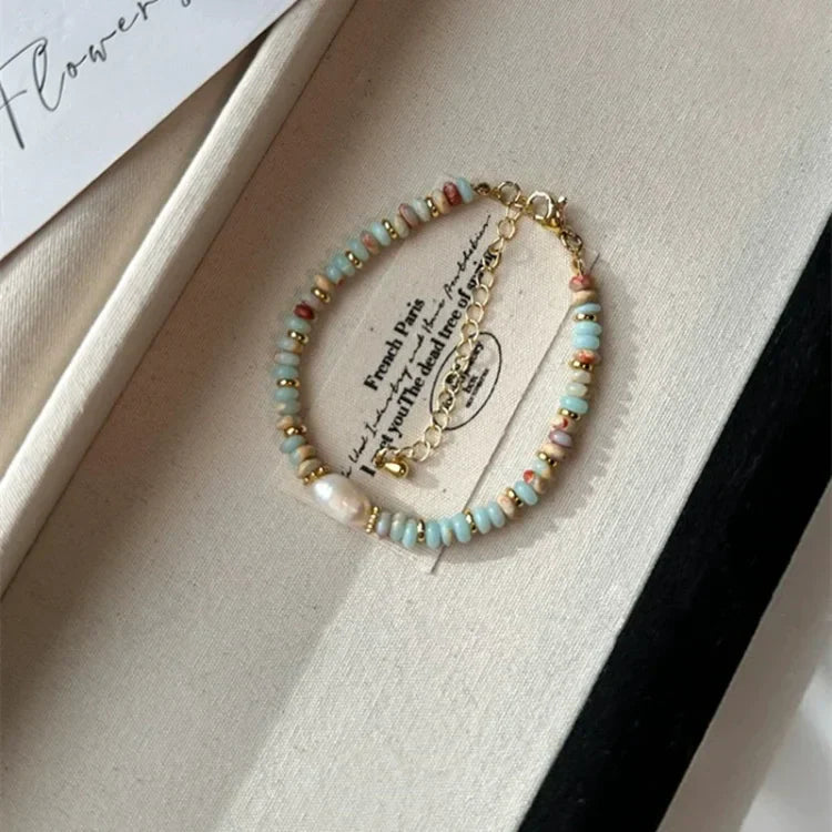 Elena's Ensemble de Bijoux en Pierre Naturelle Vibrante